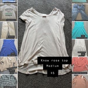 Knox Rose Top $5